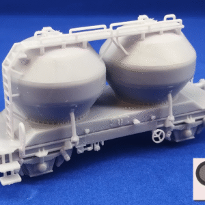 Ucs_niebieski_kąt Wagon zbiornikowy, specjalny Ucs (220S) Wydruk żywiczny Skala H0